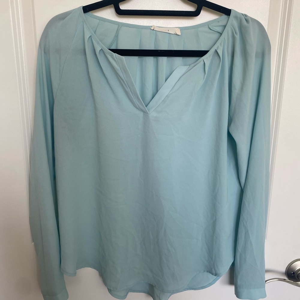 Lush Soft Blue Women's Blouse